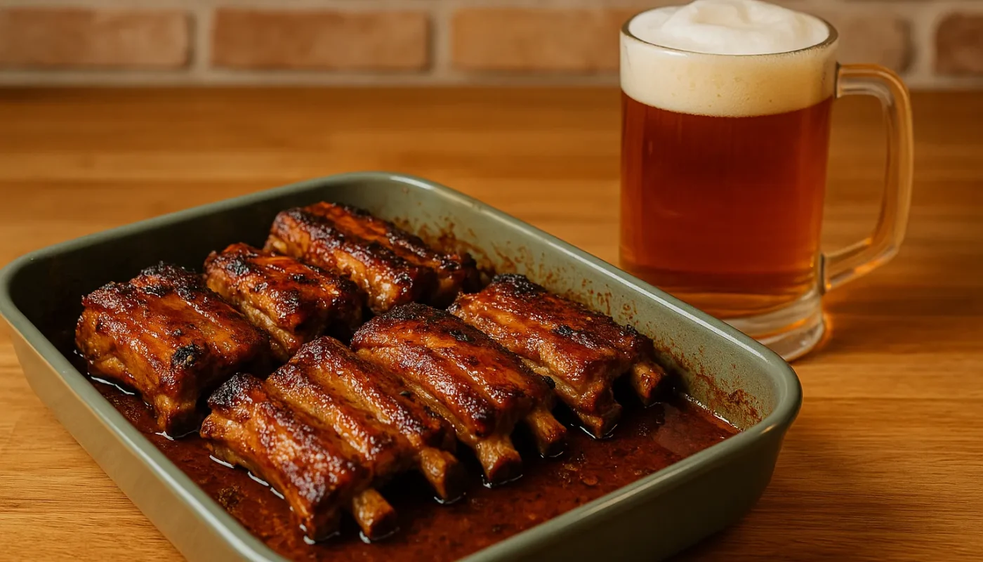 costillas a la cerveza
