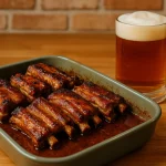 costillas a la cerveza